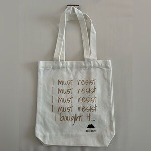 Tree Hut Canvas Tote with Motivational Print